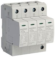 Ограничитель импульсных напряжений УЗИП DKC Jupiter 4п L1-L2-L3-N классI+II 12,5кА картинка